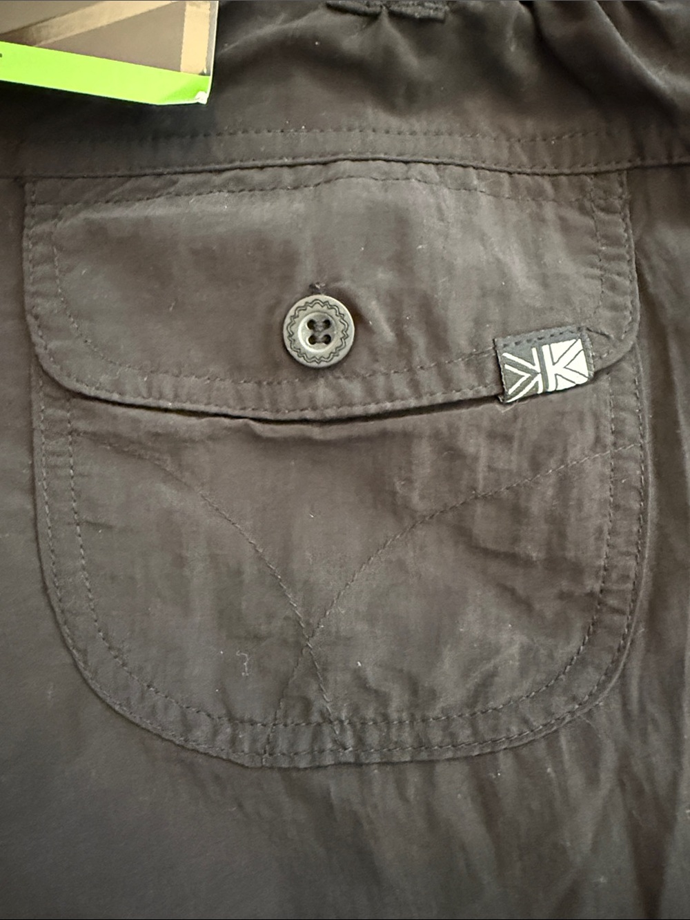 Karrimor Aspen Zip Off Hiking Pants Convertible Cargo Black NWT US 10 Travel - Picture 7 of 16